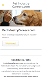 Mobile Screenshot of petindustrycareers.com