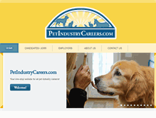 Tablet Screenshot of petindustrycareers.com